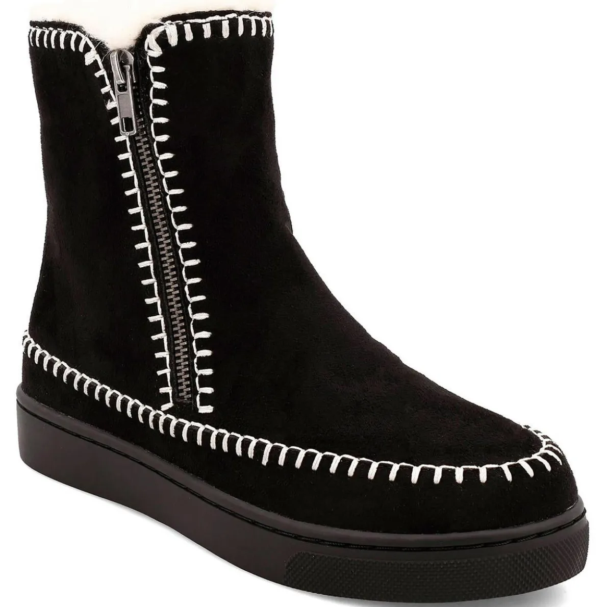 Stormie Double Zipper Faux Fur Winter & Snow Boots