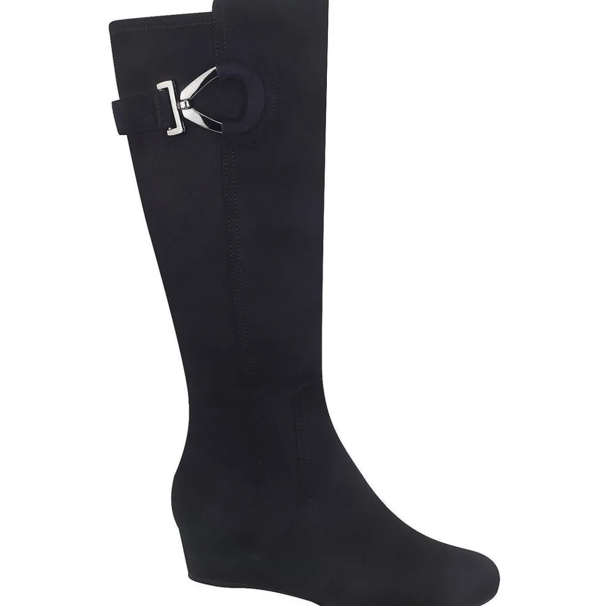 Stretch Knee-High Boots