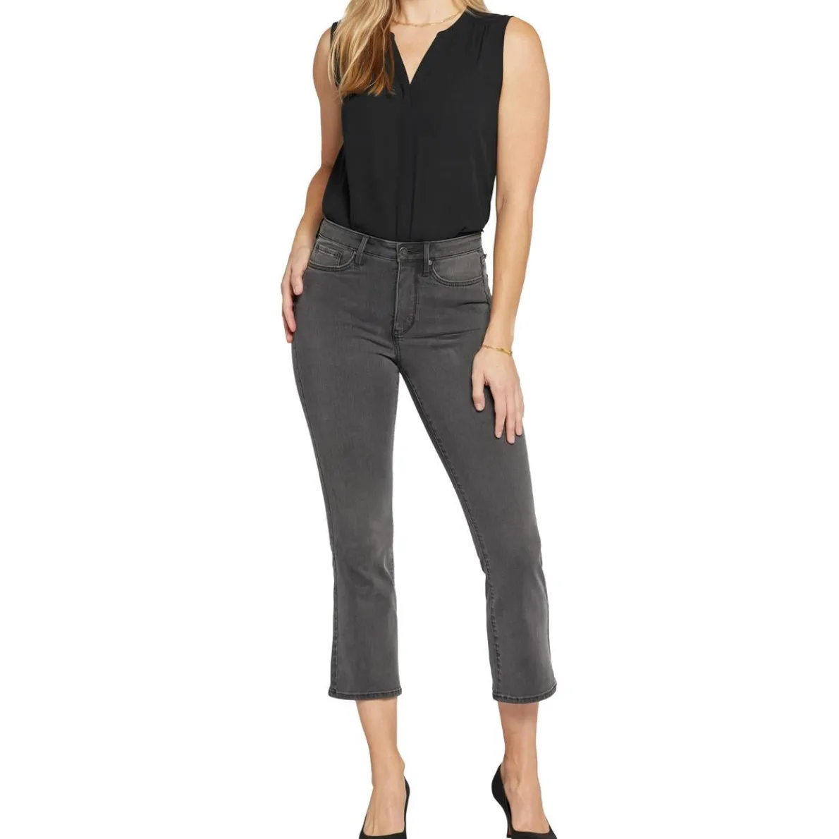 Stretch Denim Bootcut Jeans