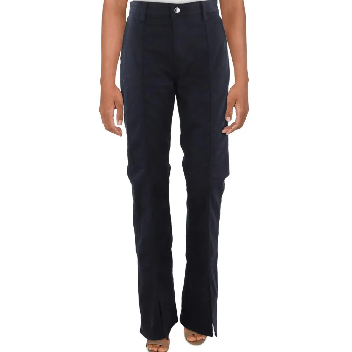 Anisten Solid Denim Bootcut Jeans