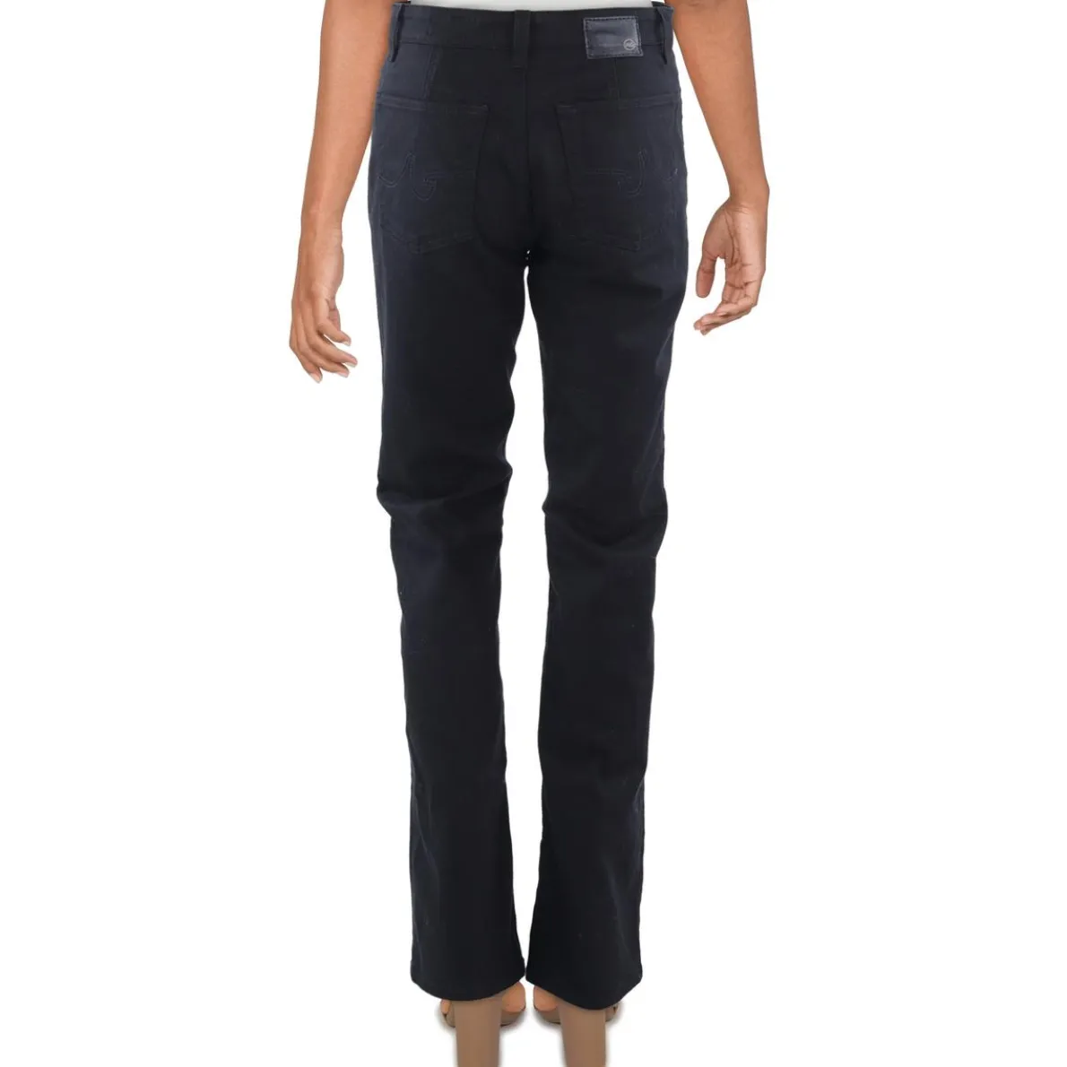 Anisten Solid Denim Bootcut Jeans