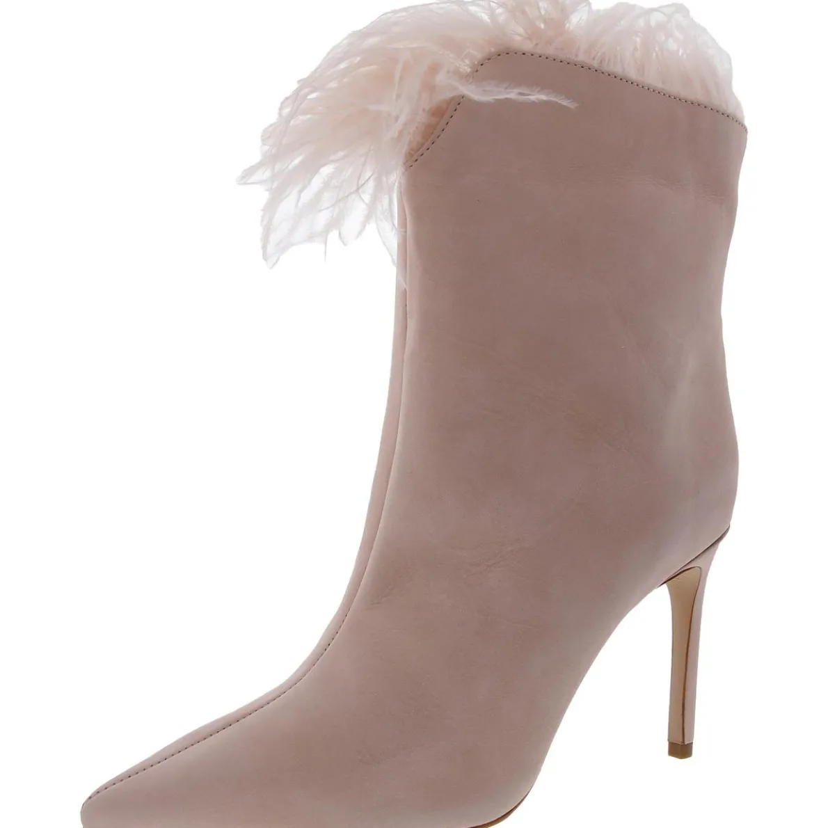 S2125000340002U Fringe Leather Ankle Boots