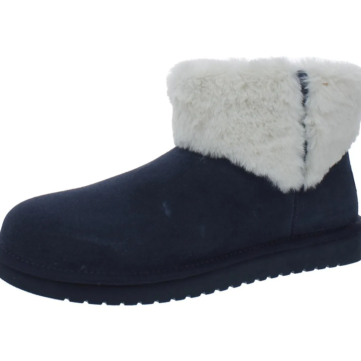 Suede Faux Shearling Winter & Snow Boots