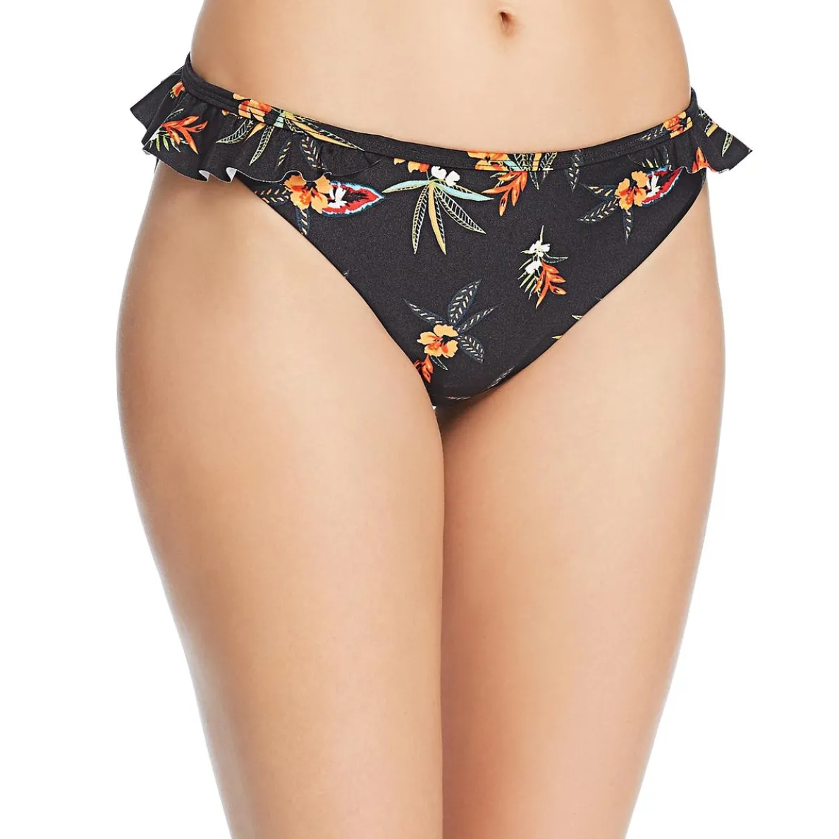 Sunkissed Frill Floral Print Ruffled Bikini Swim Bottom