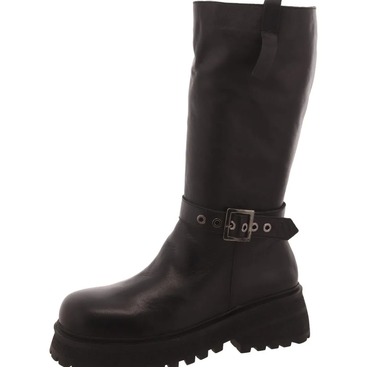 Willow Leather Solid Knee-High Boots