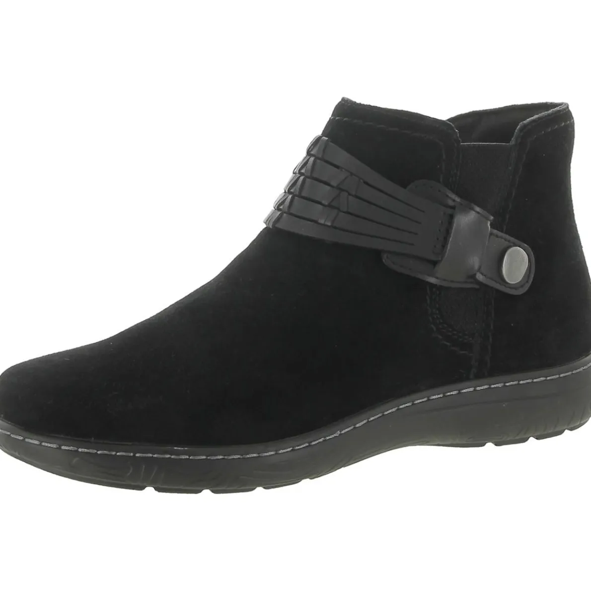 Synal Suede Harness Booties