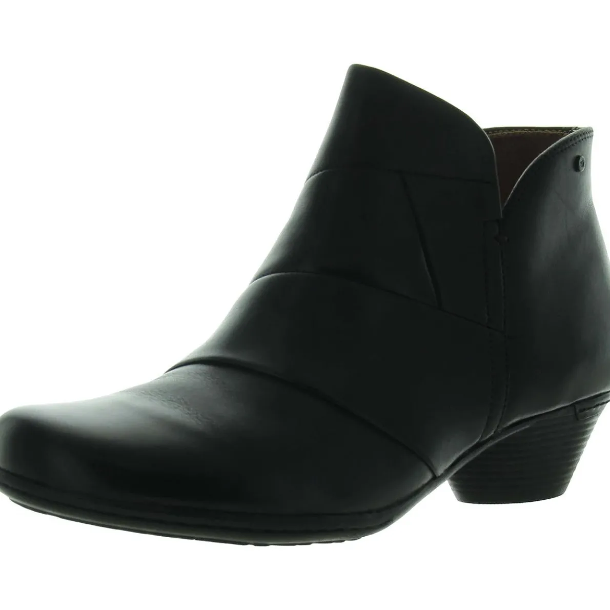 Zipper Leather Shooties