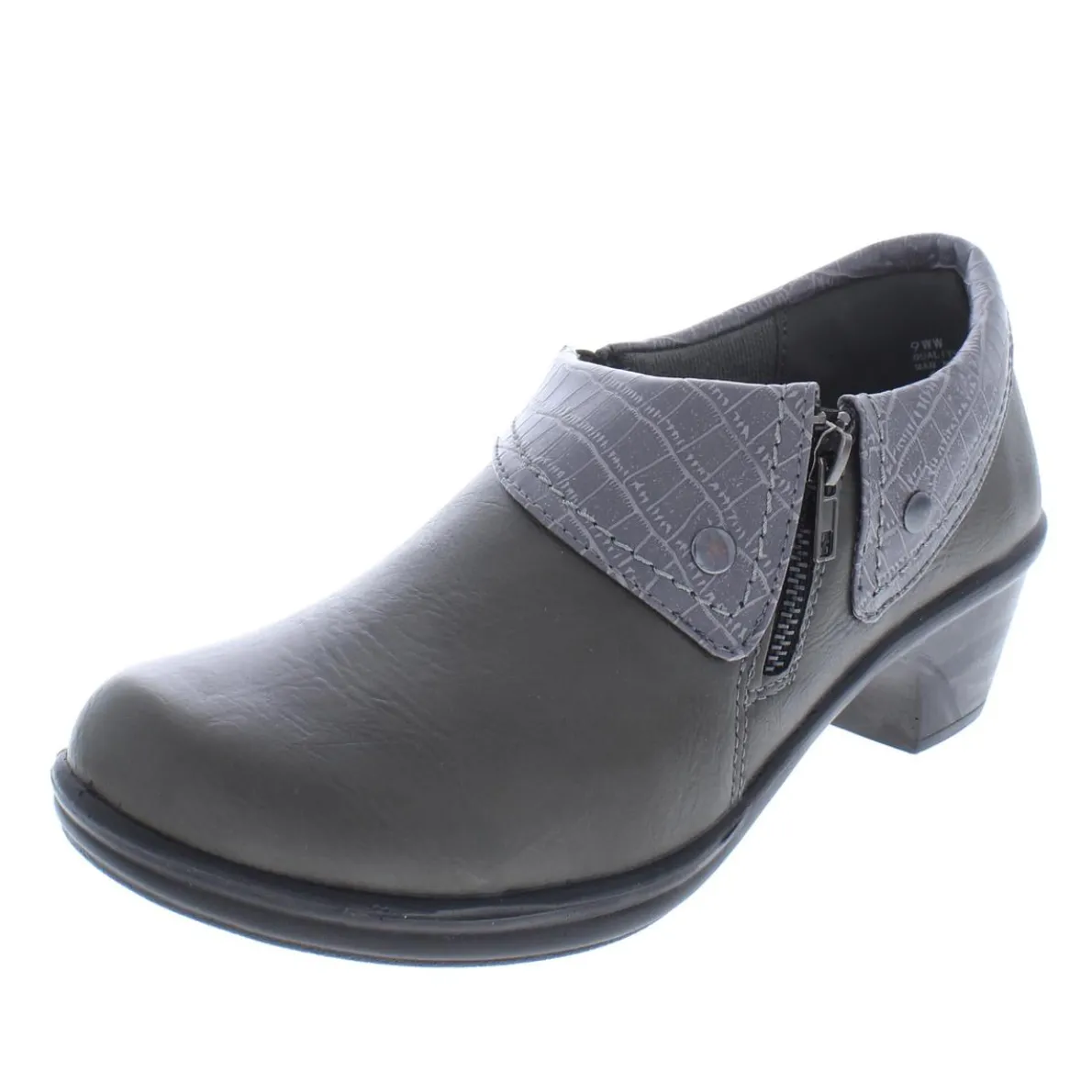 Darcy Faux Leather Embossed Shooties