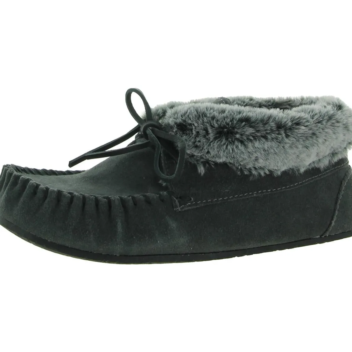 Cabin Suede Faux Fur Booties