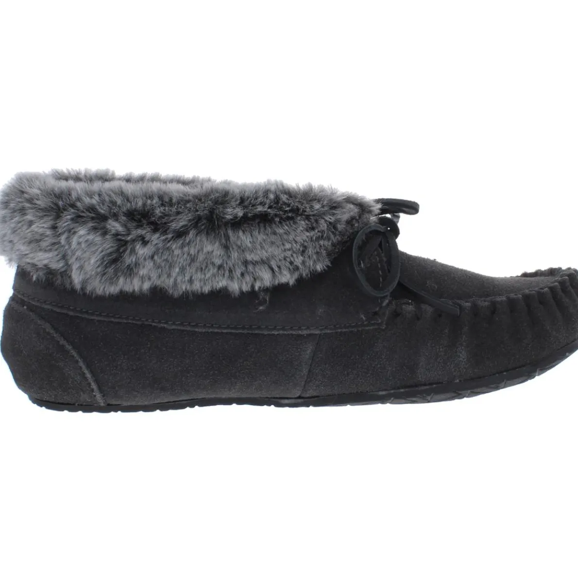 Cabin Suede Faux Fur Booties