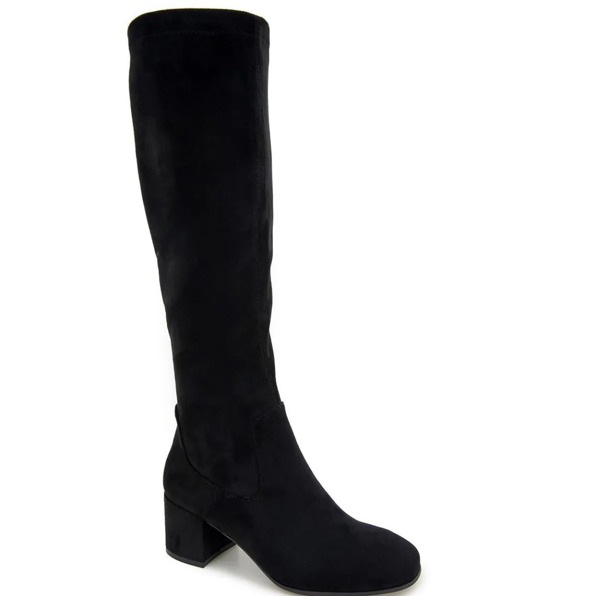 RIDA STRETCH BOOT Faux Suede Knee-High Boots