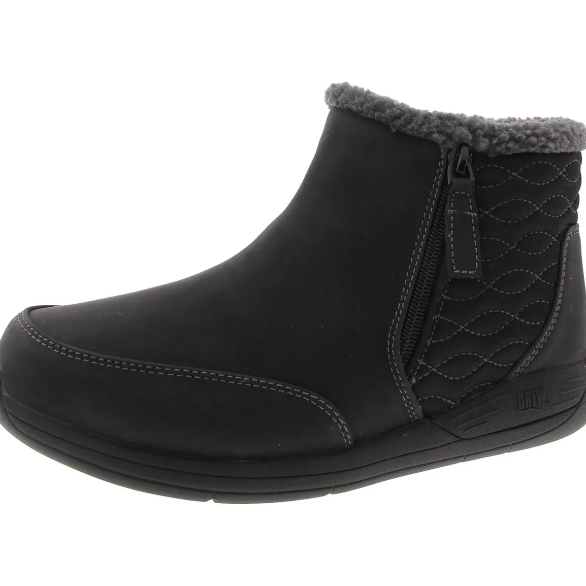 Tabby Faux Fur Faux Leather Shearling Boots