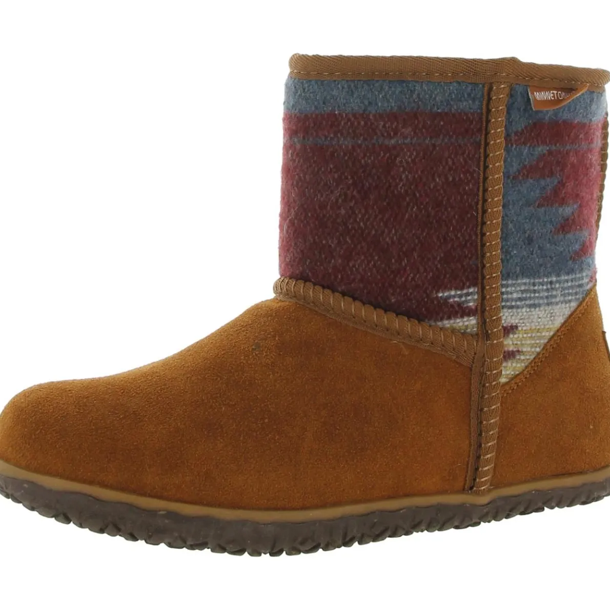 TALI Leather Faux Fur Ankle Boots