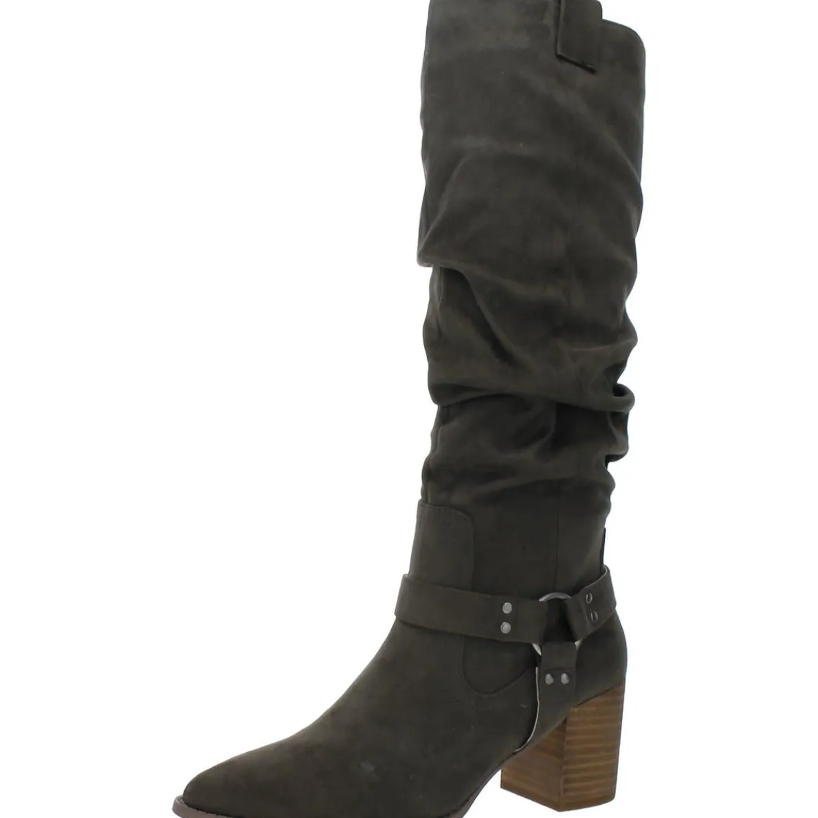TAMLIN Pointed toe Block heel Knee-High Boots