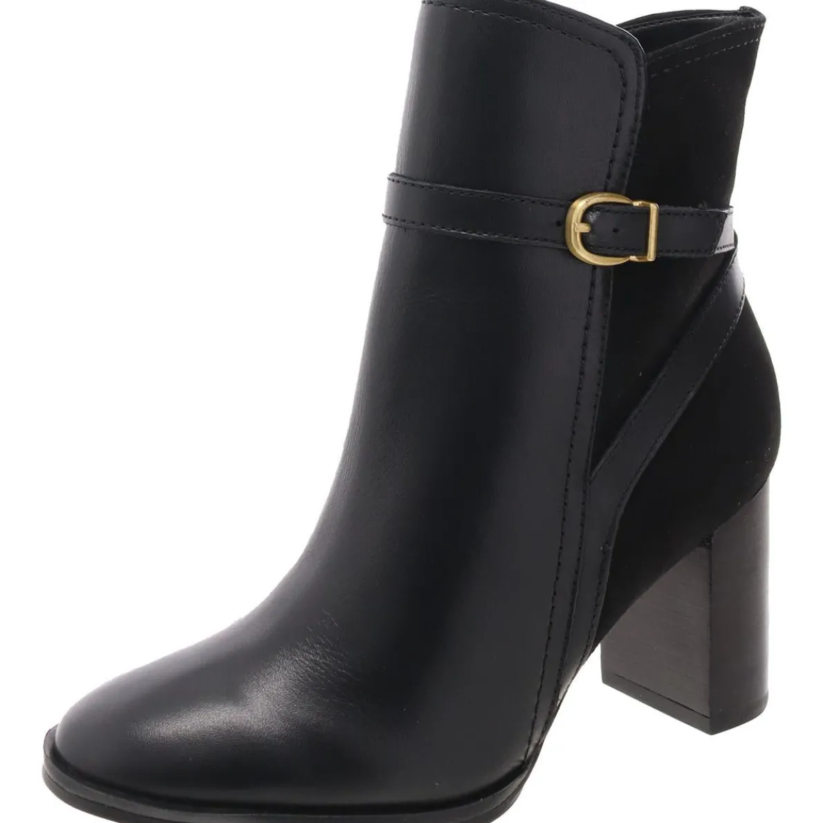 Bexley Buckle Leather Booties