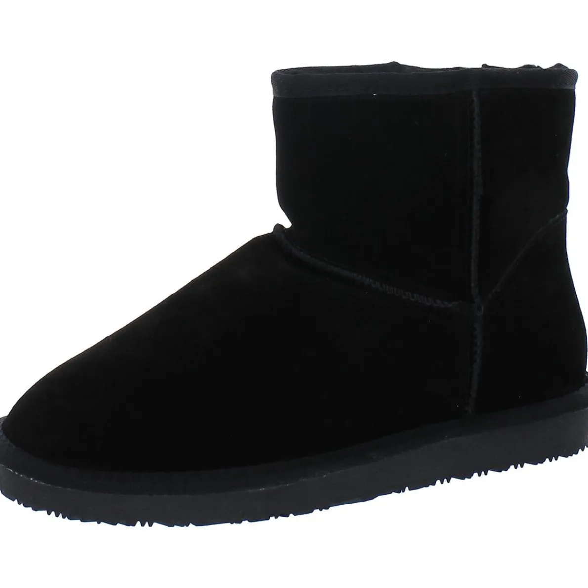 Thimble Suede Fur Lined Ankle Boots