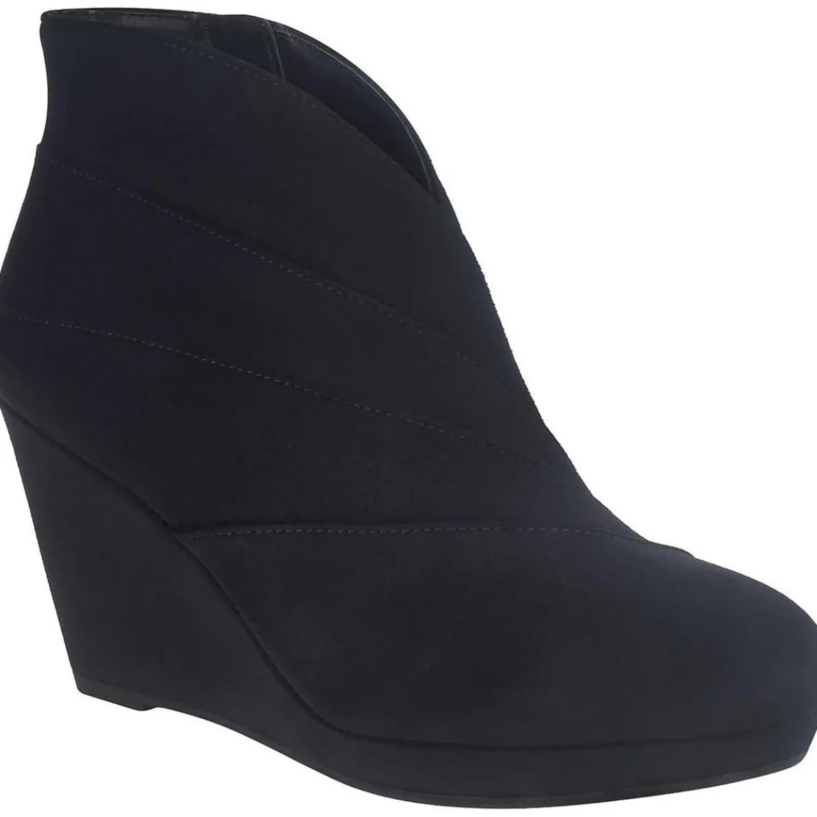 Thorson Faux Suede Ankle Booties