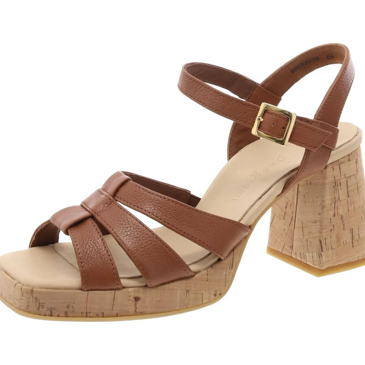 Tina Slip On Open Toe Platform Sandals