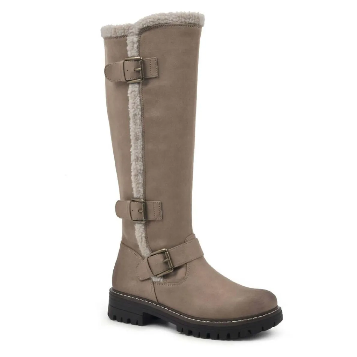 Merritt Faux Fur Knee-High Boots