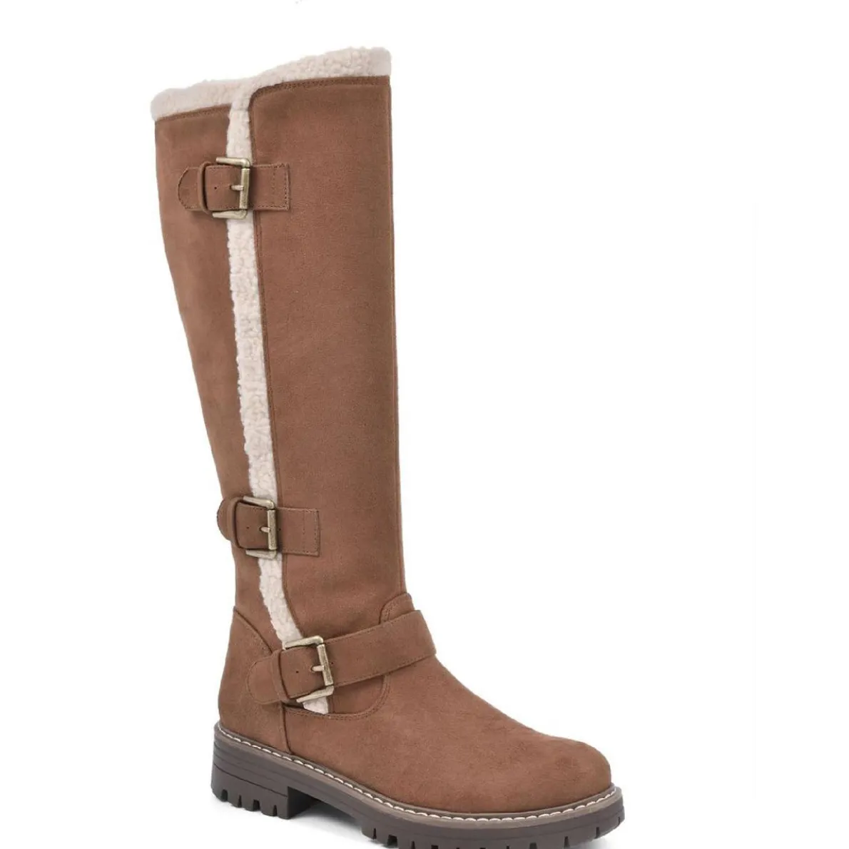 Merritt Faux Fur Knee-High Boots