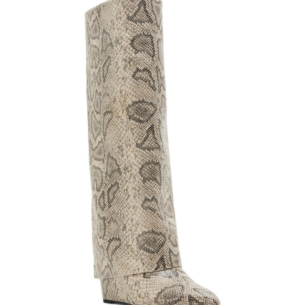 EVANNDER Textured Knee-High Boots
