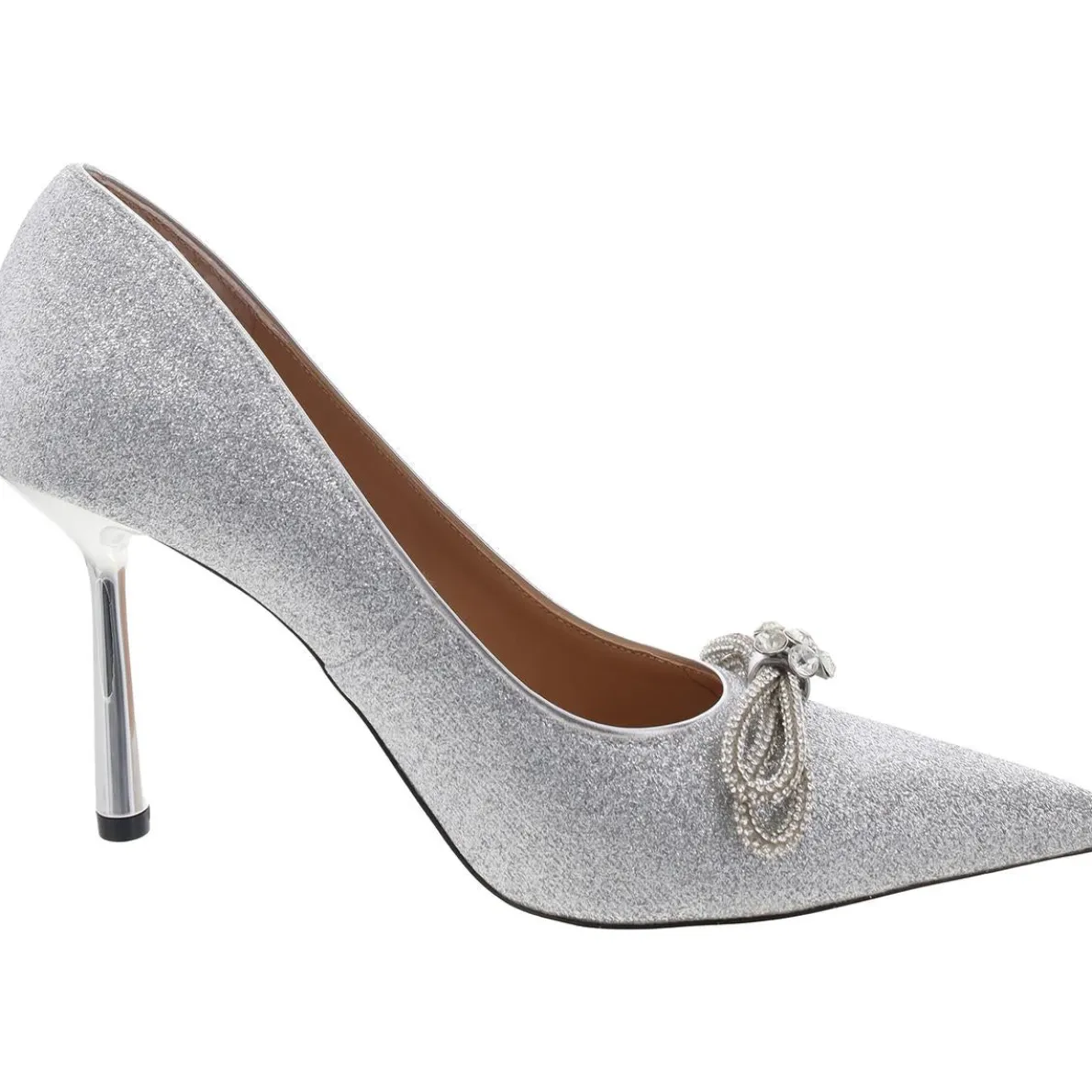 Antoinette Glitter Faux Leather Pumps