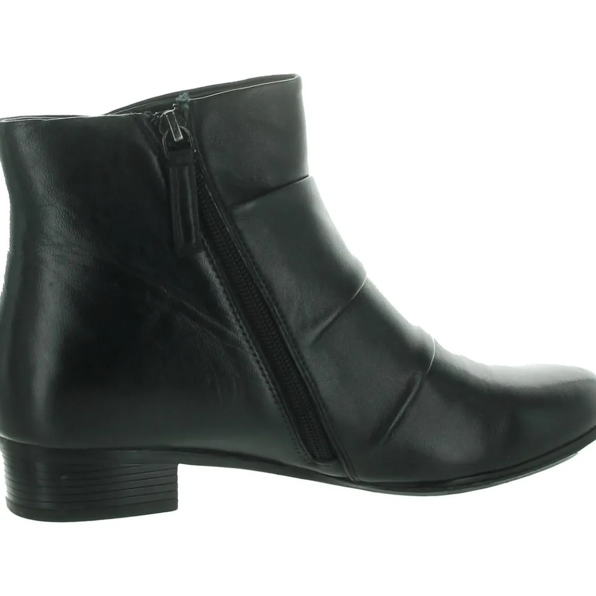Mila Zipper Ankle Boots