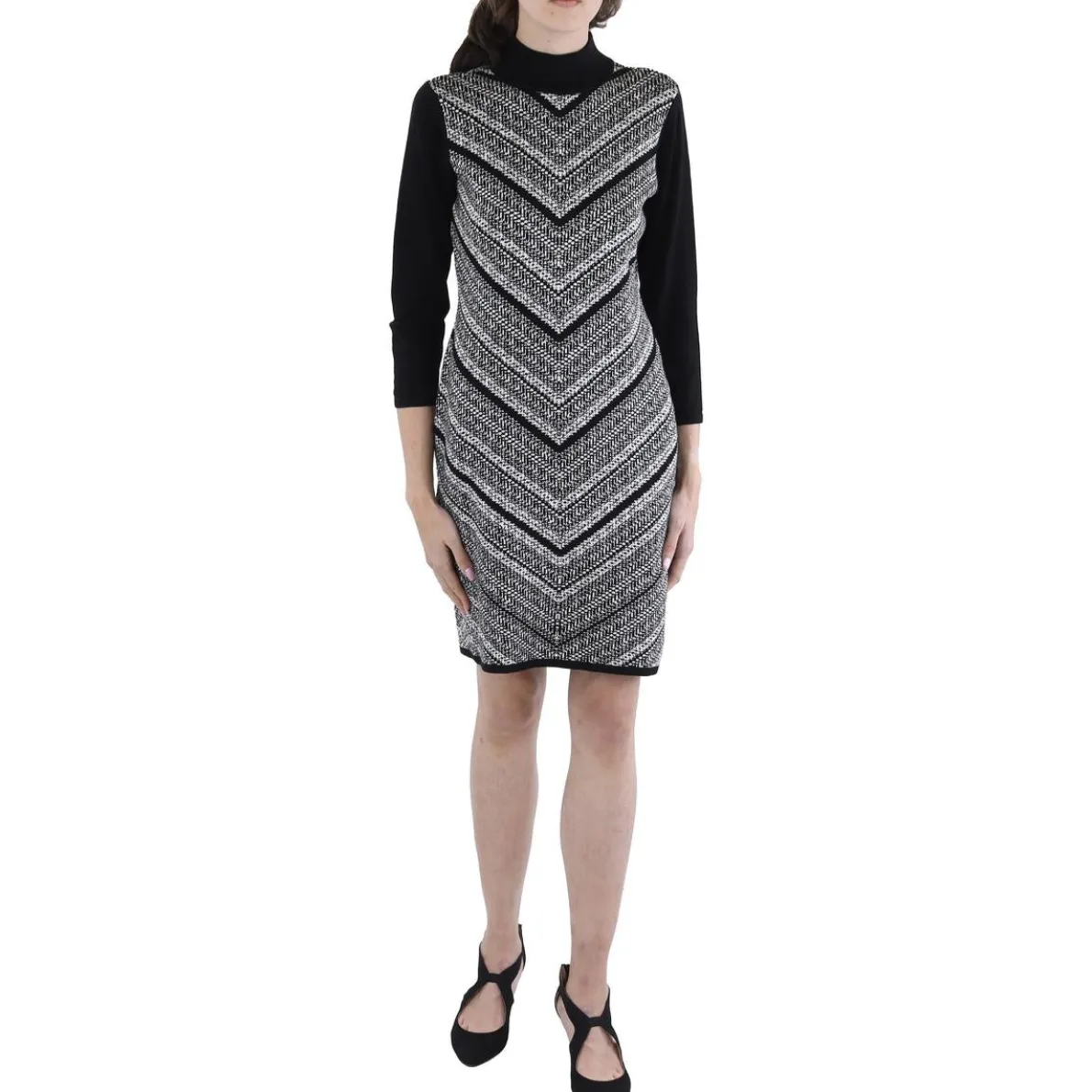 Petites Knit Sweaterdress