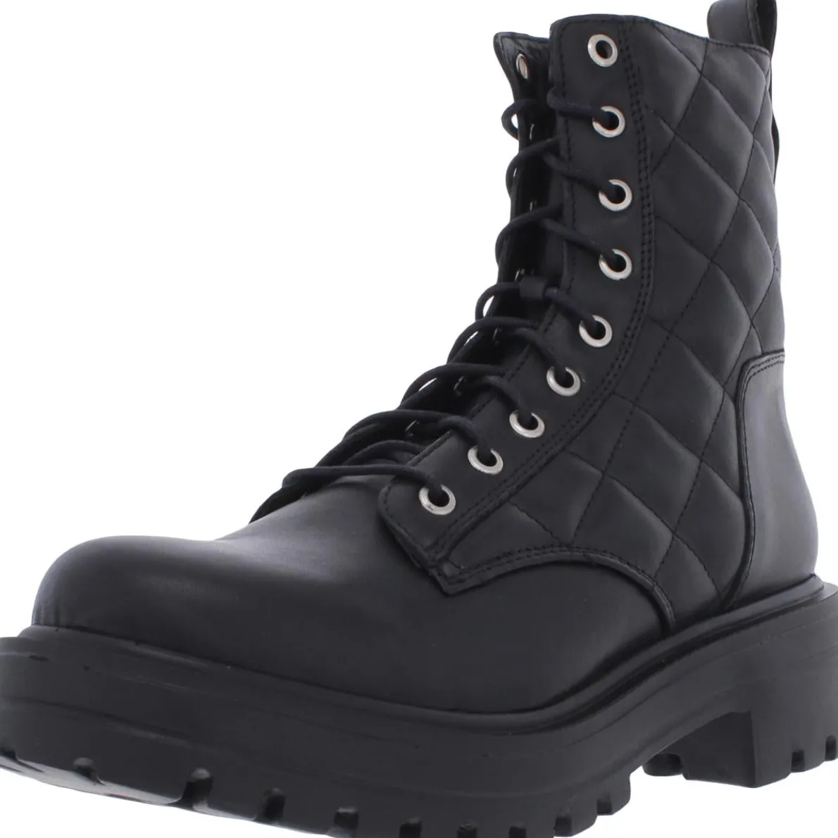 Trenton Leather Lugged Sole Mid-Calf Boots