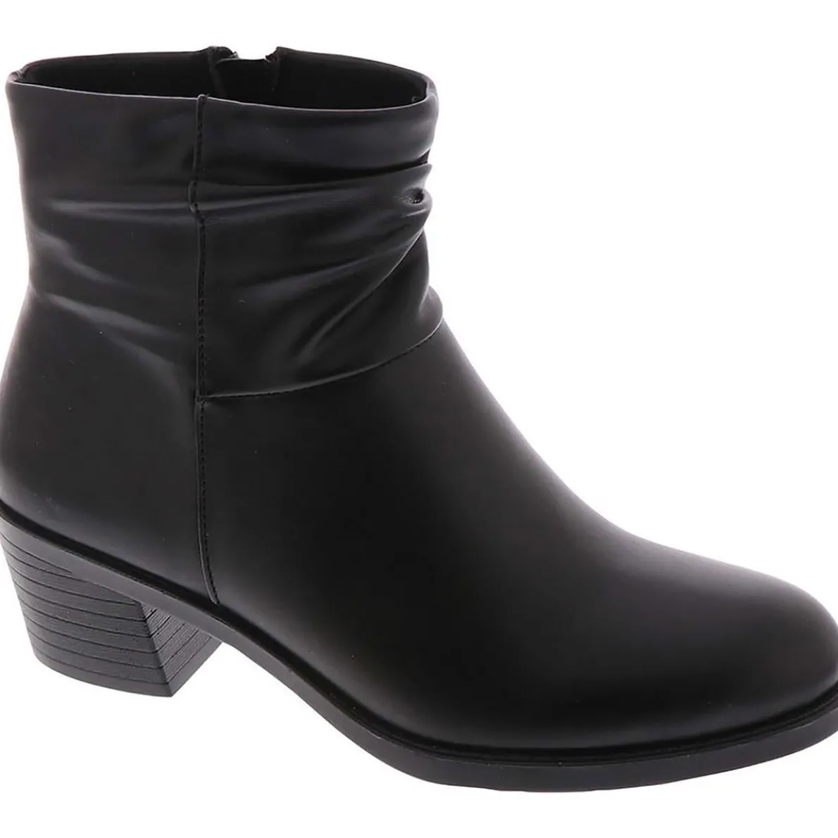 True Pull On Dressy Ankle Boots