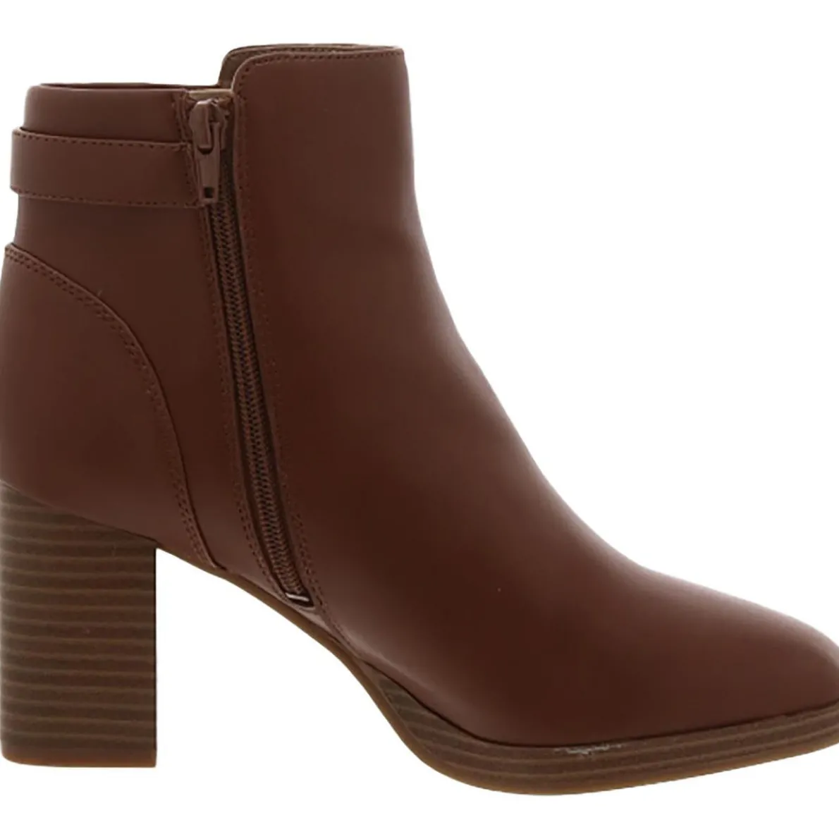 Trumann Faux Leather Embellished Ankle Boots