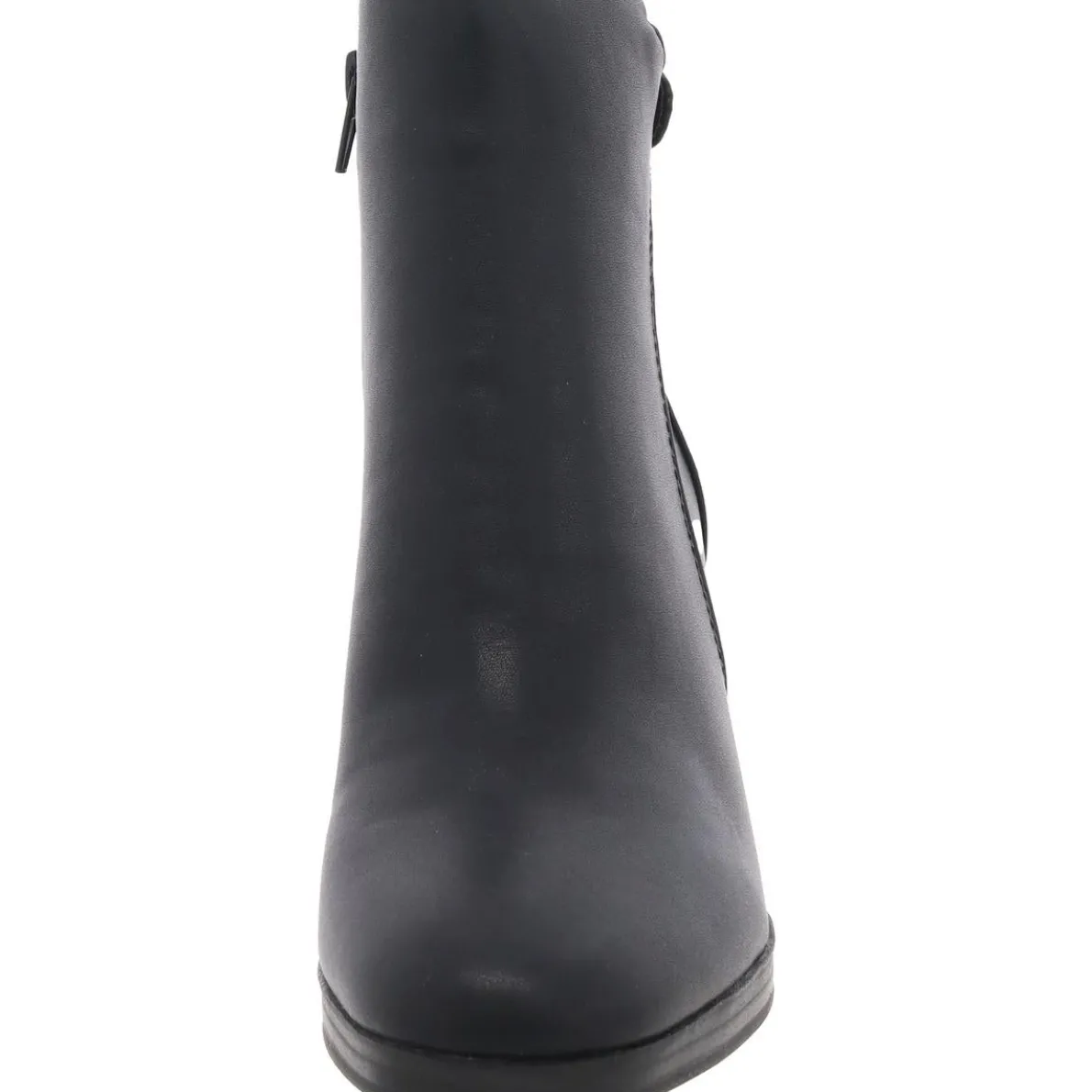 Trumann Faux Leather Embellished Ankle Boots