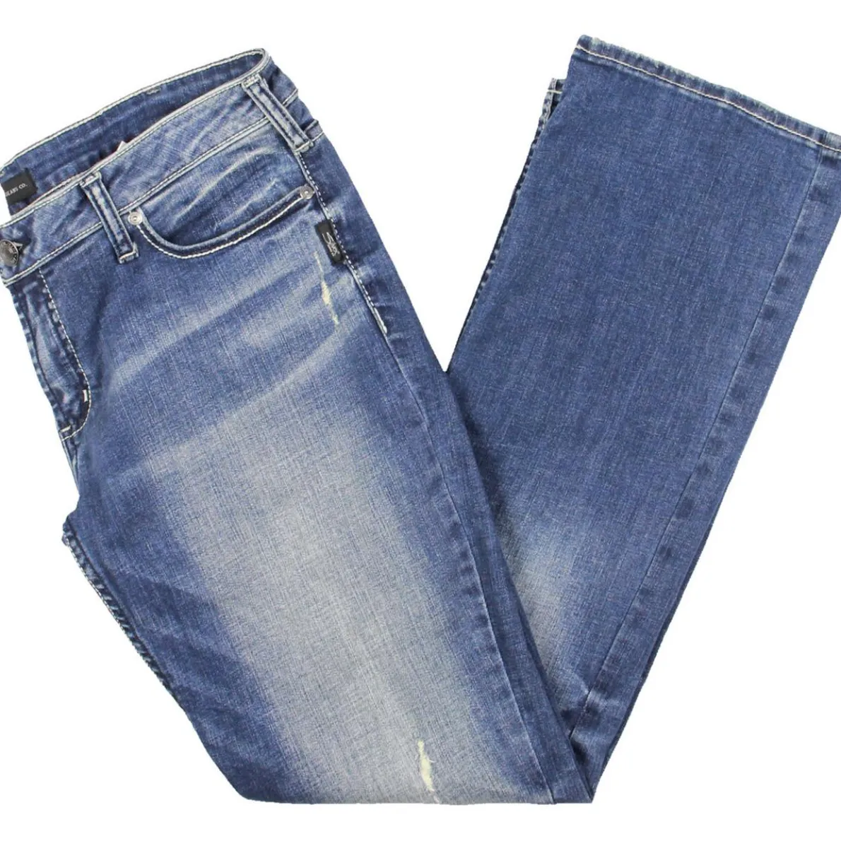 Tuesday Denim Distressed Bootcut Jeans