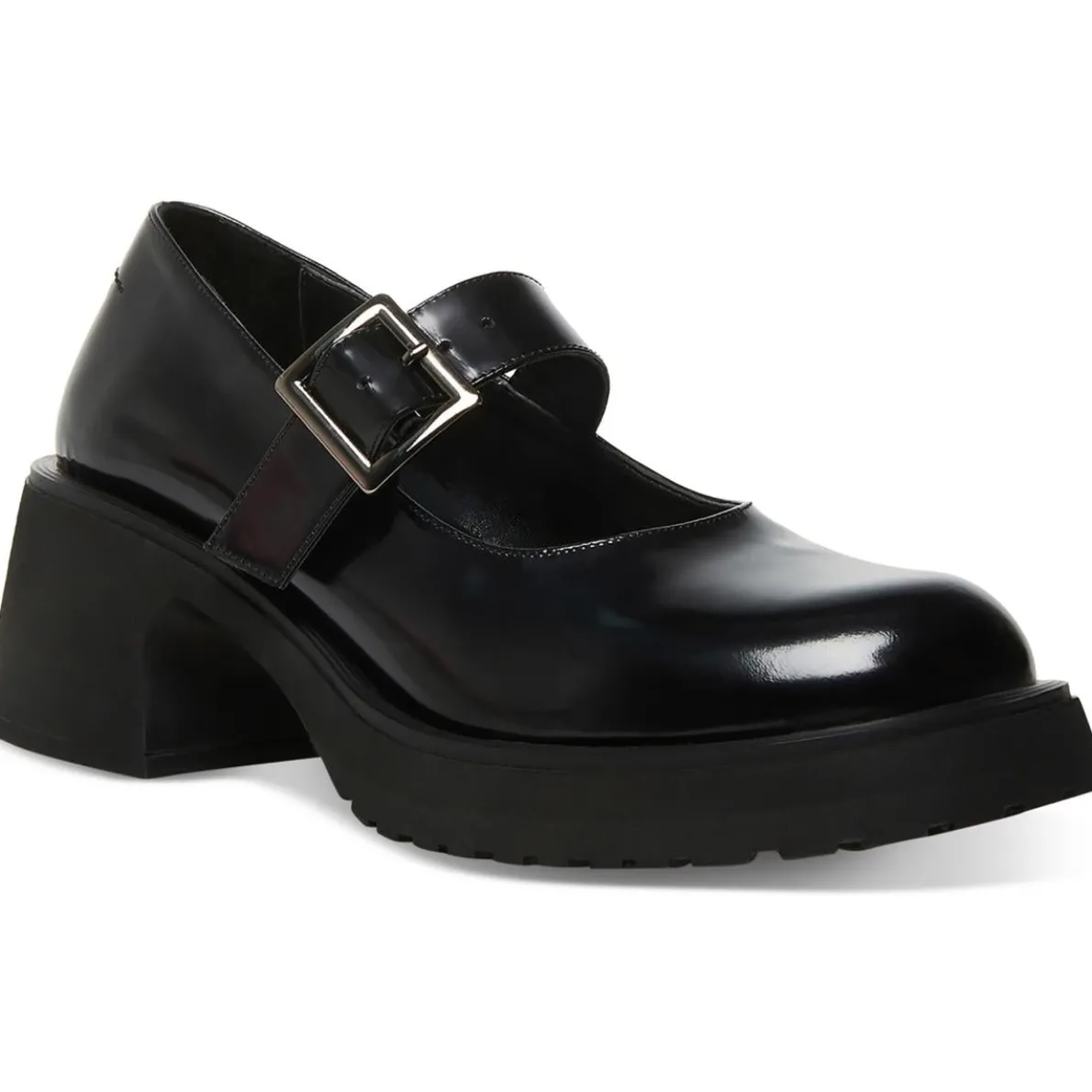 Tulip Buckle Platform Mary Janes