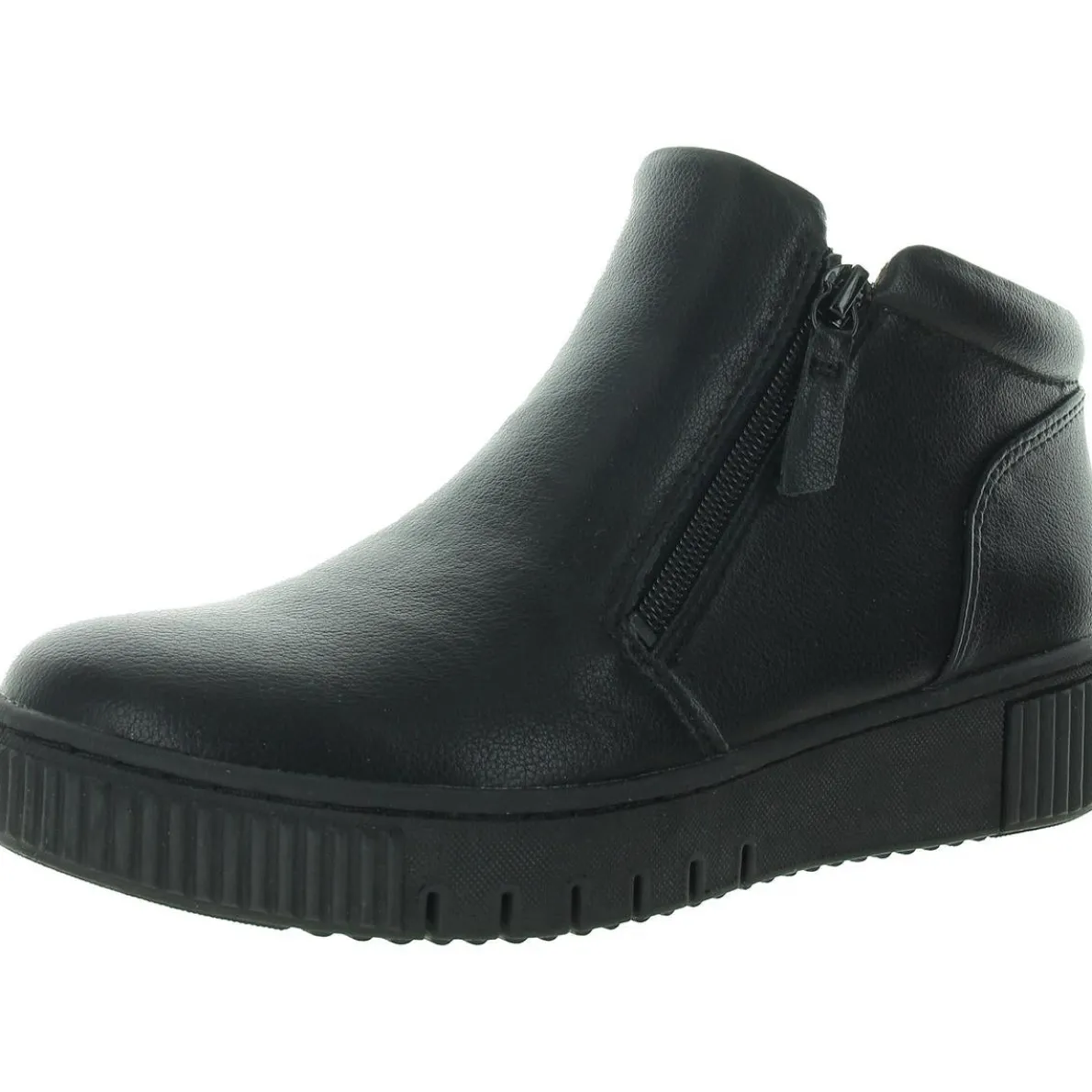 Turner Mid Faux Leather Comfort Booties