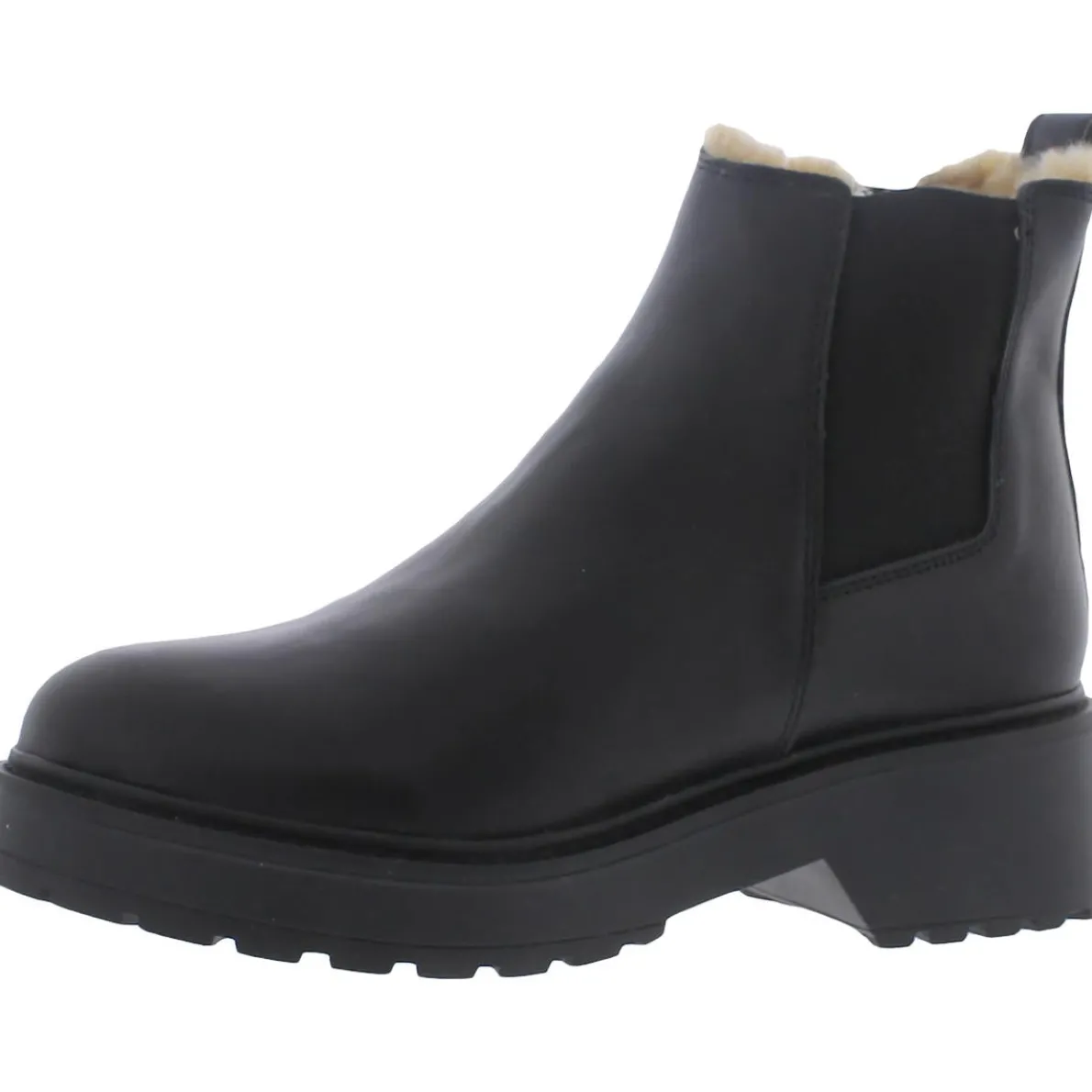 Tyclone Faux Leather Slip-On Ankle Boots