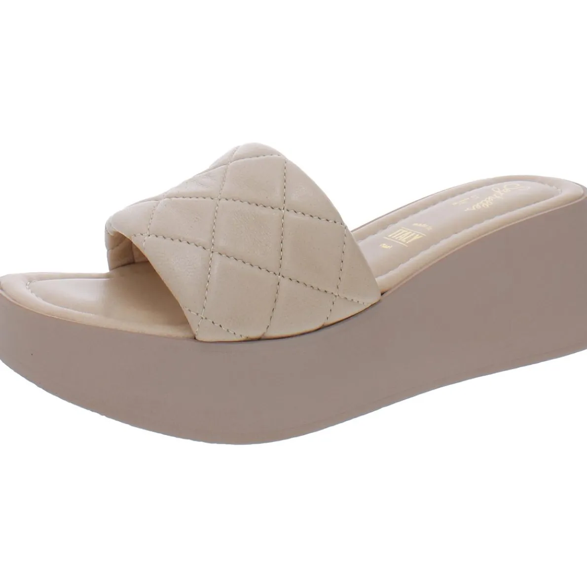 HIgh Note Slip-on Leather Slide Sandals