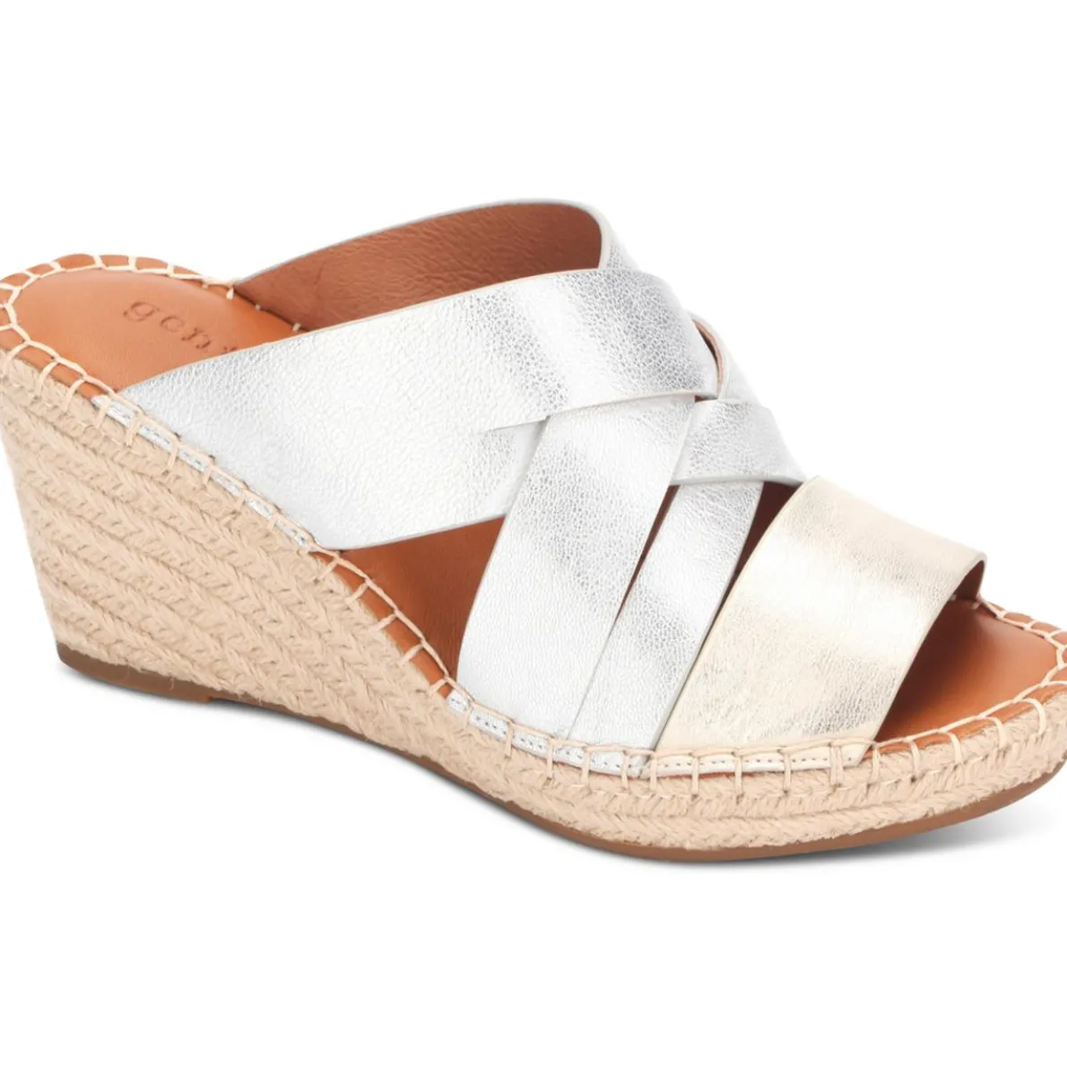 Charli Leather Slip On Espadrilles