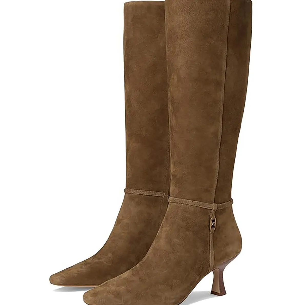 Zipper Mid-Calf Boots