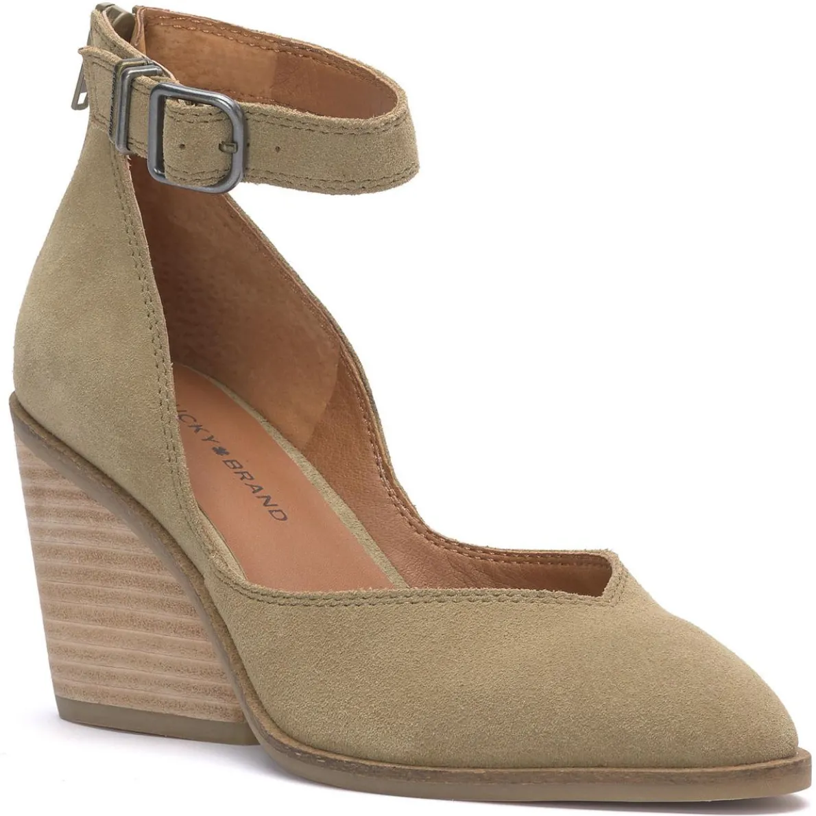 Stephi Suede Cut-Out Ankle Boots