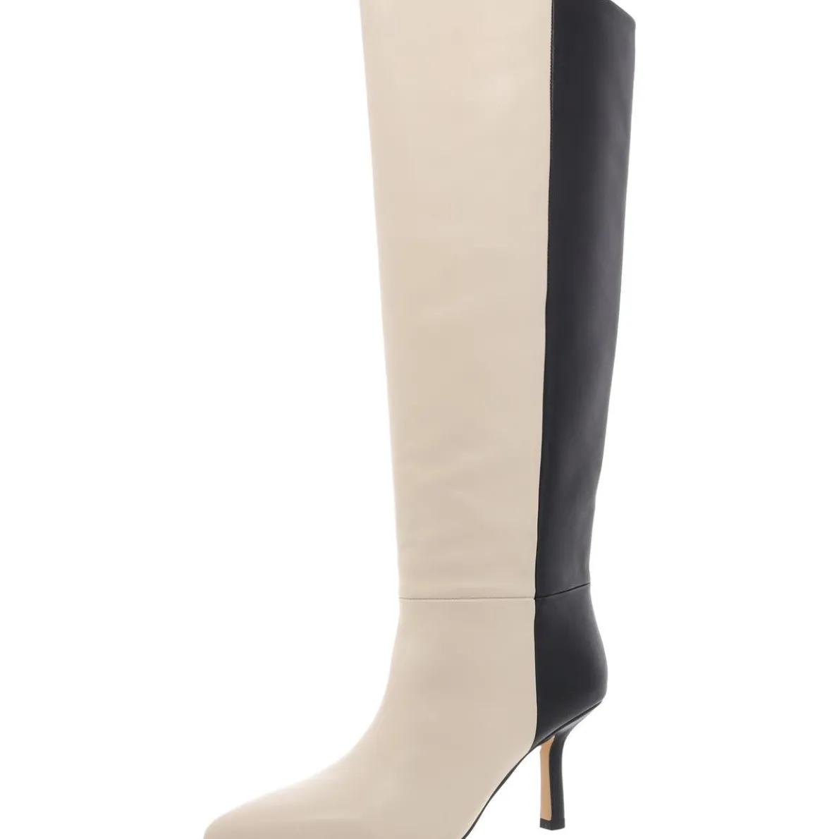Bryn Two Tone Leather Knee-High Boots