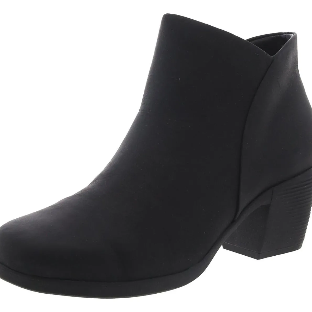 Un Lindel Zip Leather Embossed Ankle Boots