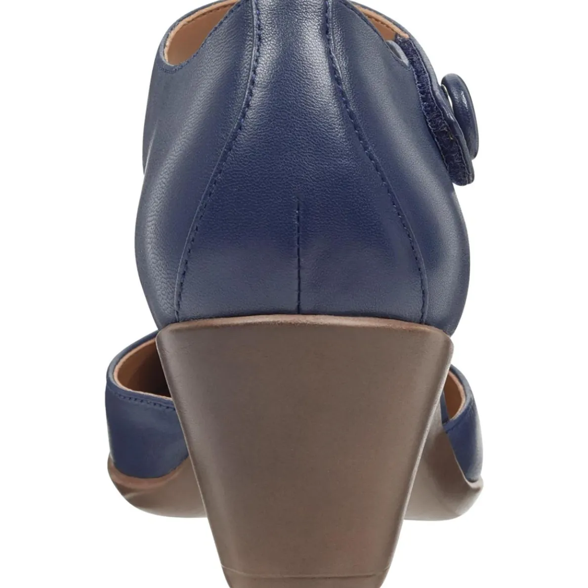 Clarice Cushioned Footbed Block Heel Mary Jane Heels