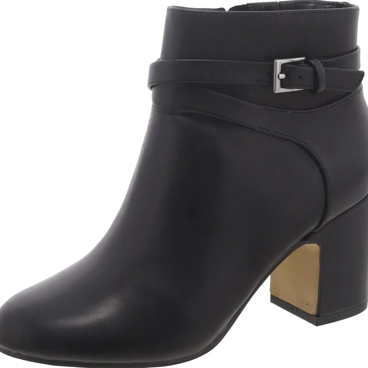 Leather Cushioned Footbed Ankle Boots