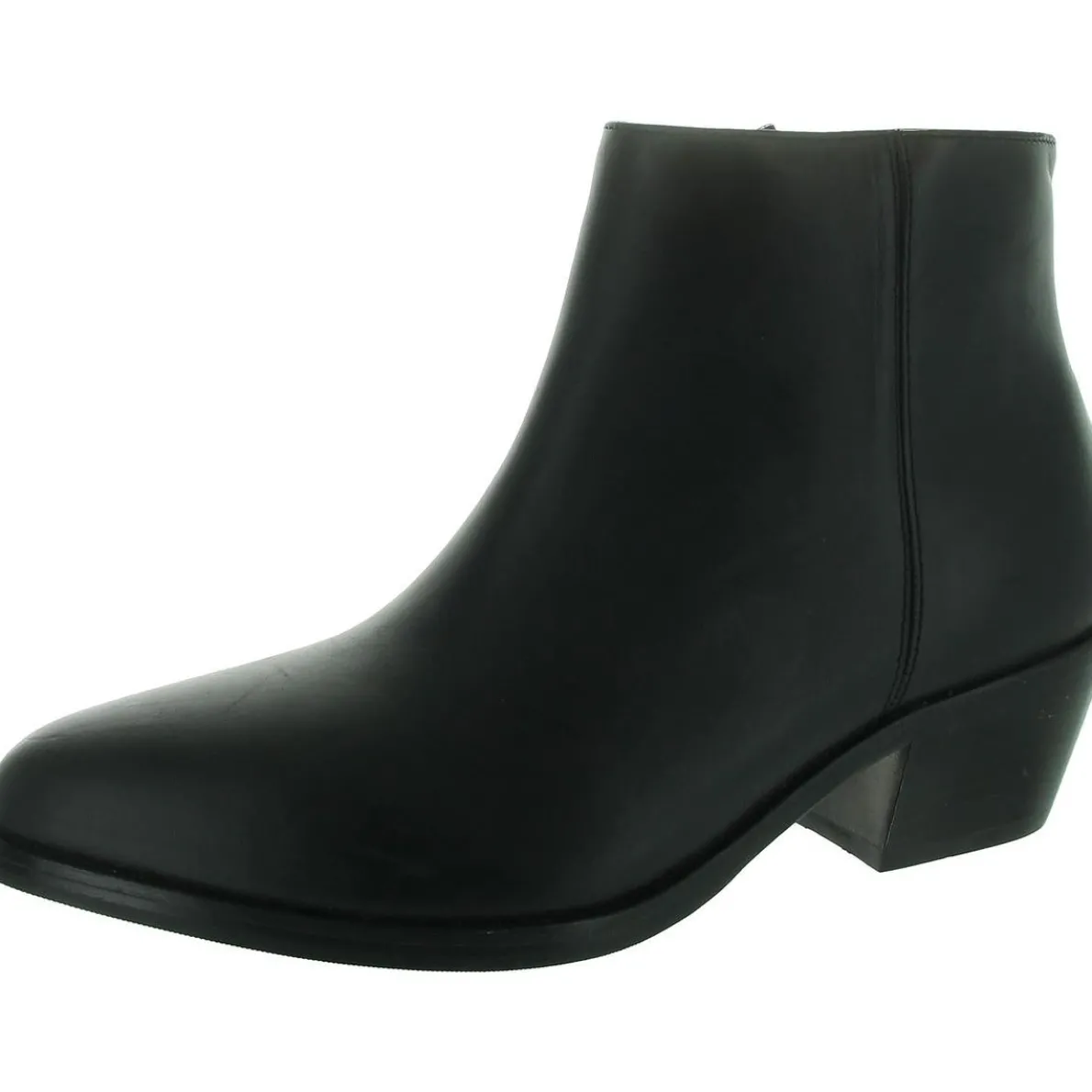 Marisa Zipper Leather Ankle Boots