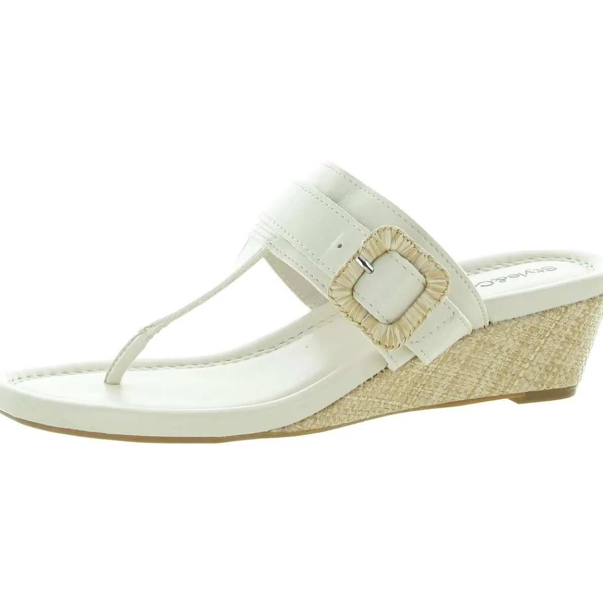 Pollieer Slip On Comfort T-Strap Sandals