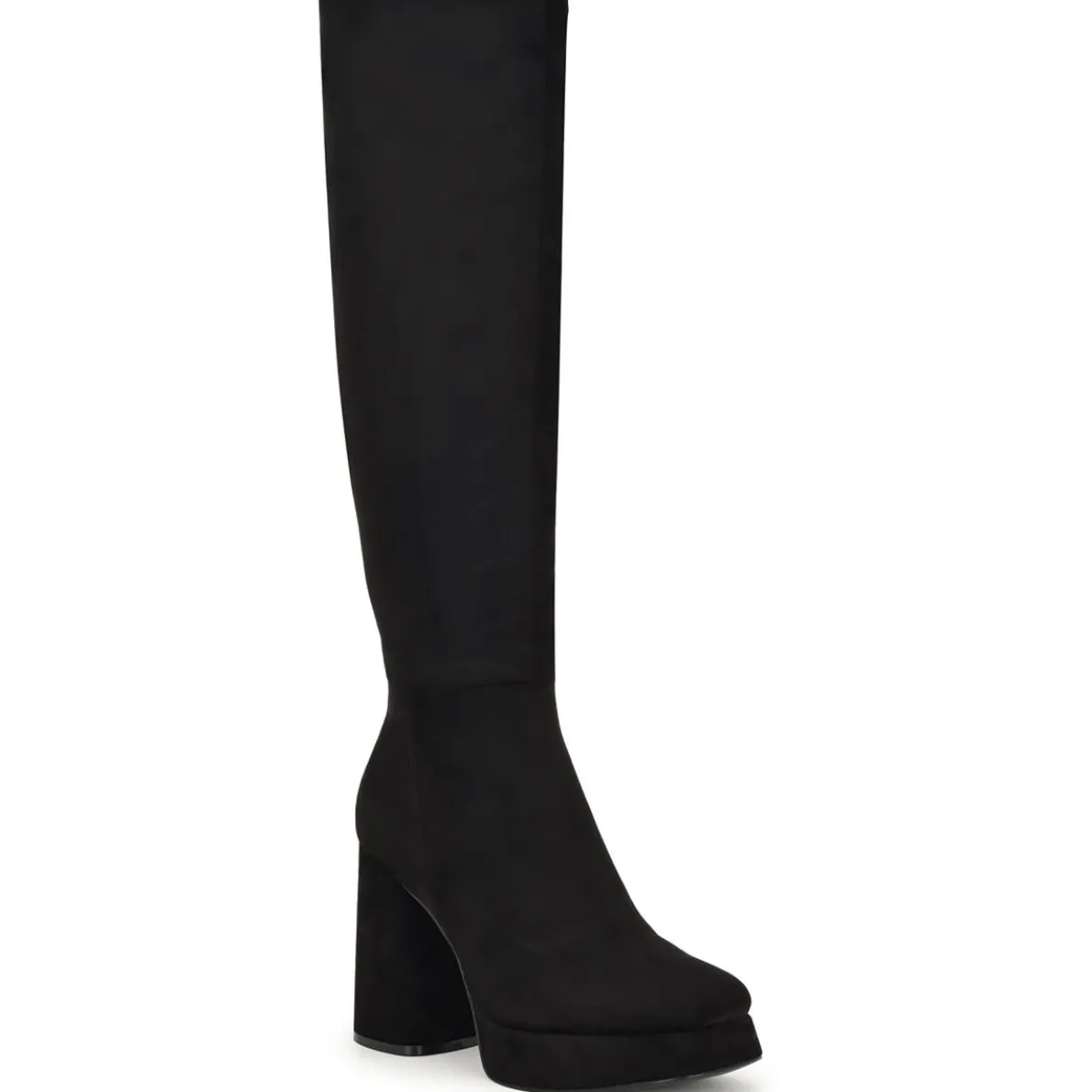 VADDA2 Faux Suede Block heel Knee-High Boots