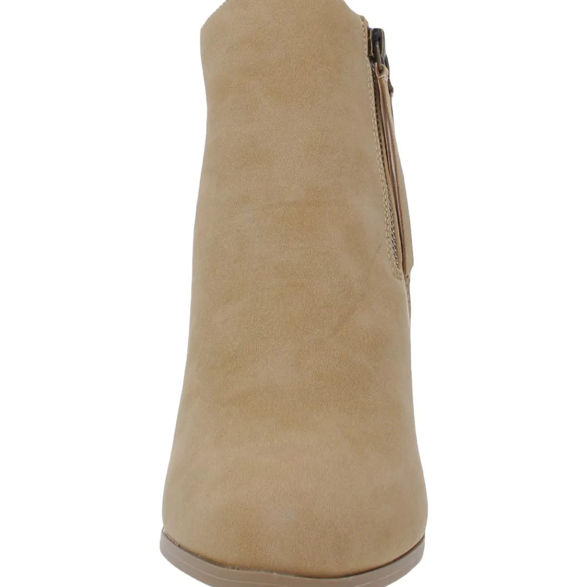 Vally Zipper Almond Toe Ankle Boots