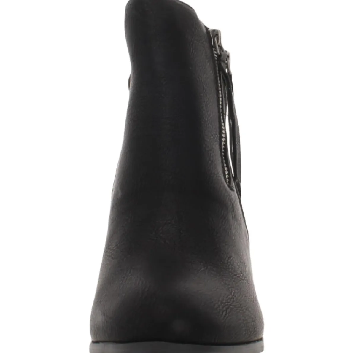 Vally Zipper Almond Toe Ankle Boots