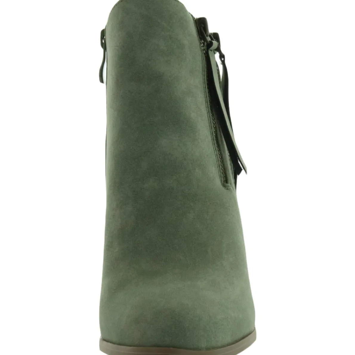 Vally Zipper Almond Toe Ankle Boots